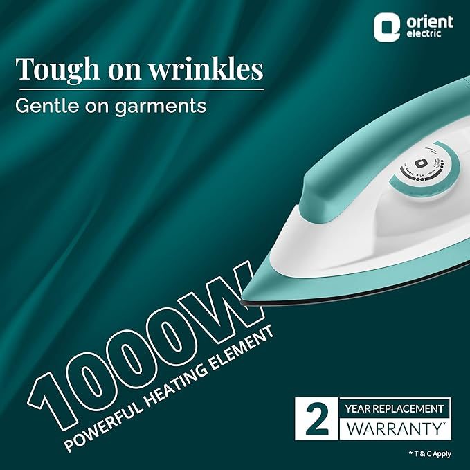 Orient Electric Fabrijoy 1000 Watt Dry Iron